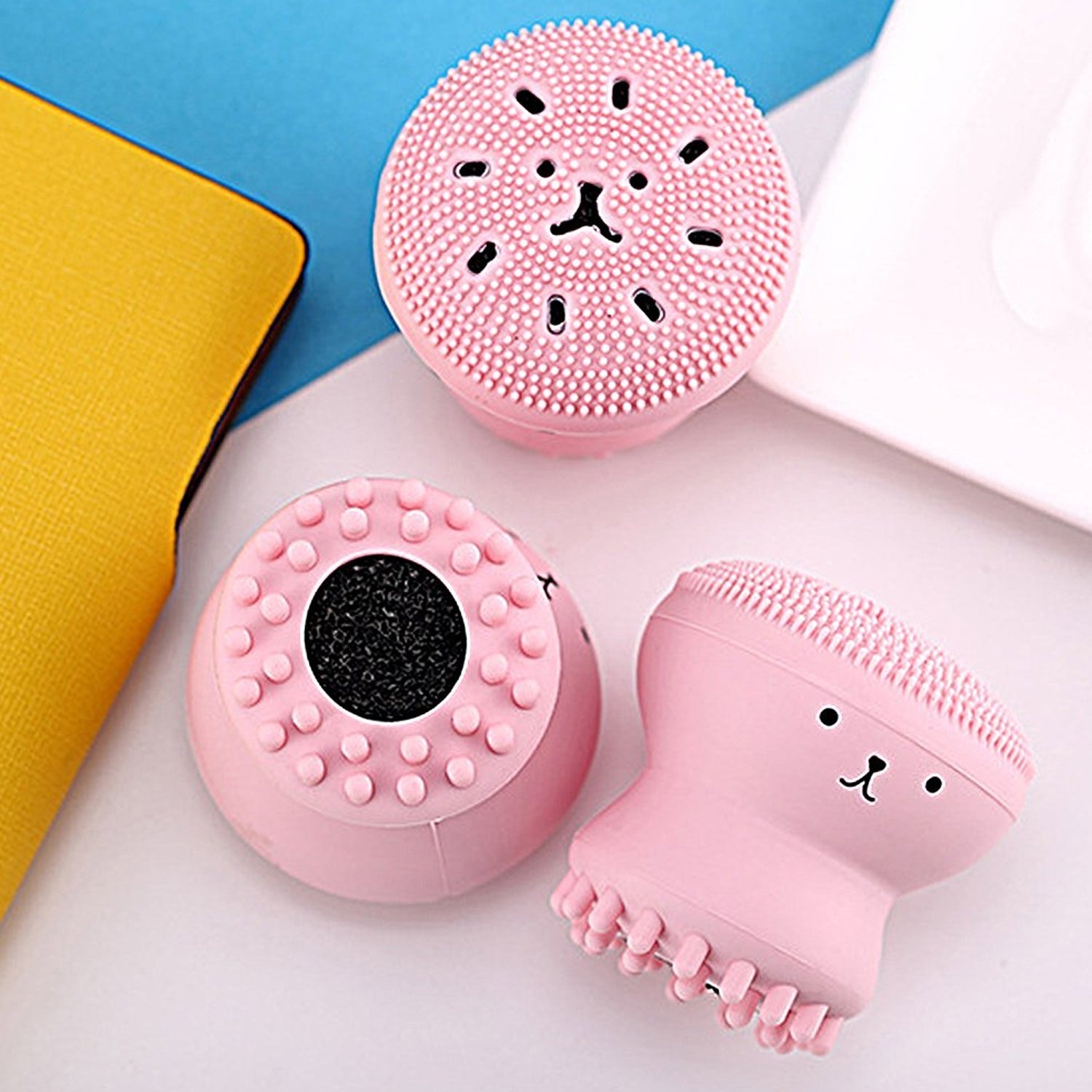 1671 Facial Cleansing Brushes, Cute Octopus Shape Silicone Face Scrubber Massager Skincare Tool (1PC) 1671 Facial Cleansing Brushes, Cute Octopus Shape Silicone Face Scrubber Massager Skincare Tool (1PC)